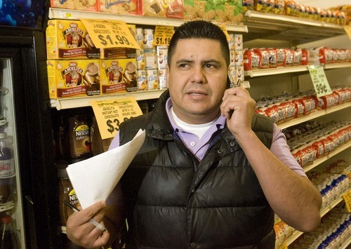 Paul Fraughton  |  The Salt Lake Tribune
Victor de la Cruz is the manager of the Rancho Market in West Valley City.