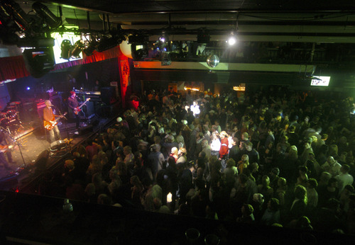 The band Dashboard Confessional performs in 2005 at Harry O's, one of the largest and most popular Sundance venues on Park City's Main Street. Tribune file photo