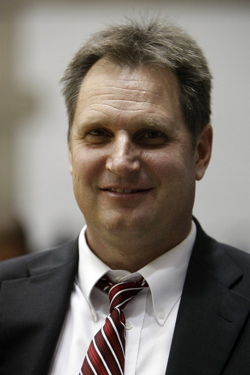 Chris Detrick  |  The Salt Lake Tribune 
Coach Norm Parrish poses for a portrait during the alumni game at Salt Lake Community College Saturday January 15, 2011.  The Old Men team  defeated the Young Men team 71-65 in overtime.