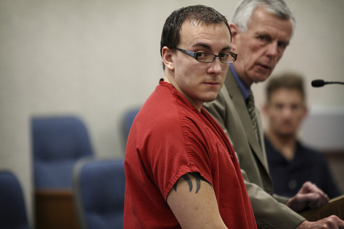 Tribune file photo
Damien Candland in a December court appearance.