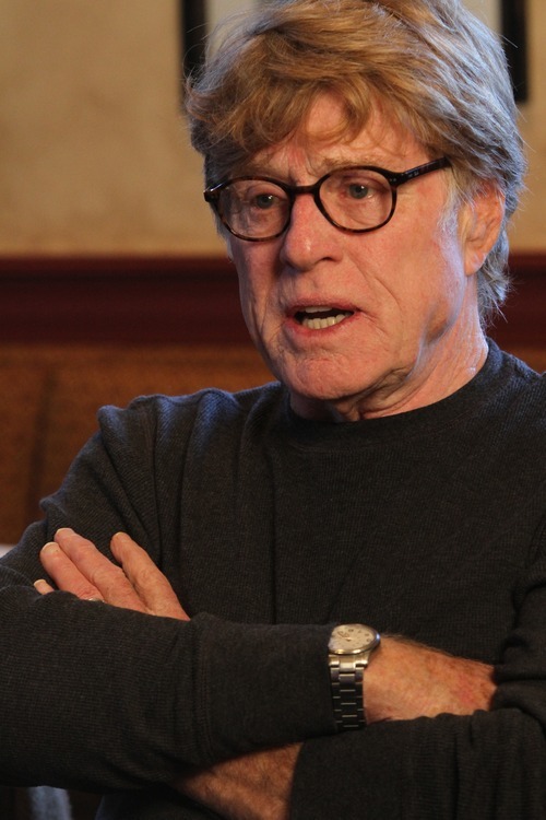 Rick Egan   |  The Salt Lake Tribune

Robert Redford discusses the Sundance Institute and its relationship to the Sundance FIlm Festival during an interview Wednesday at his Zoom restaurant in Park City.
