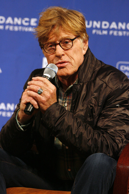 Rick Egan   |  The Salt Lake Tribune

Robert Redford, Founder and President, Sundance Institute, answers questions from the media at the Day One press conference kicks off the 2011 Sundance Film Festival, at the Egyptian Theater in Park City, Utah, Thursday, January 20, 2011