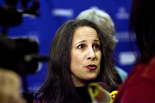 Djamila Grossman  |  The Salt Lake Tribune

Gina Belafonte talks to the media Thursday at the Eccles Theater in Park City, for the Sundance premiere of the film 