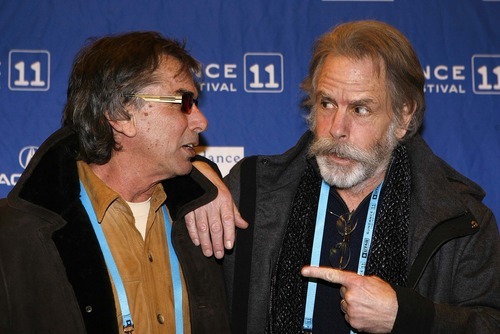 Trent Nelson  |  The Salt Lake Tribune
Mickey Hart (left) and Bob Weir, of the band Grateful Dead, at the premiere of the film, 