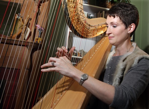 Rick Egan   |  The Salt Lake Tribune

Louise Vickerman, the Utah Symphony's principal harpist, will perform 