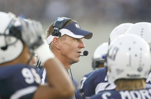 Trent Nelson  |  The Salt Lake Tribune
Utah State coach Gary Andersen. Utah State vs. BYU college football in Logan Friday, October 1, 2010.