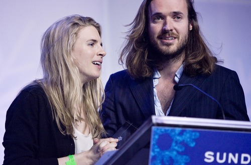 Djamila Grossman  |  The Salt Lake Tribune

Mike Cahill and Brit Marling speak after they received an award for their movie Another Earth during Sundance Film Festival awards ceremony in Park City, Saturday, Jan. 29, 2011.
