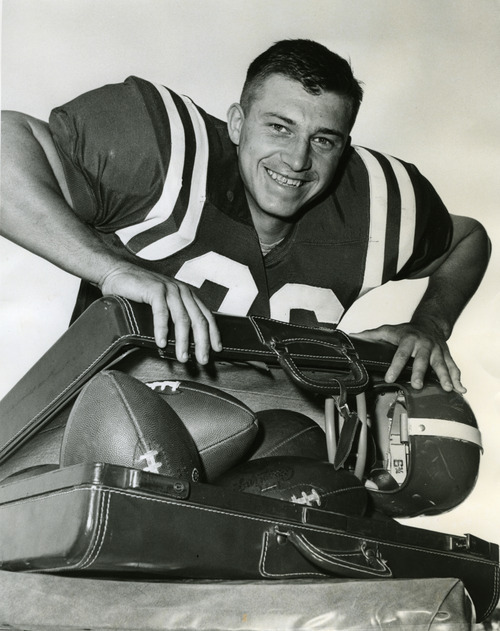 Allen Jacobs. Historic Packers football player. Salt Lake Tribune Library