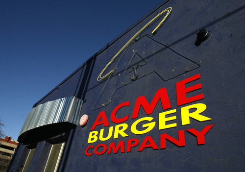 Rick Egan   |  The Salt Lake Tribune

The Acme Burger Company, 275 S. 200 West, in Salt Lake City has closed. Wednesday, February 2, 2011