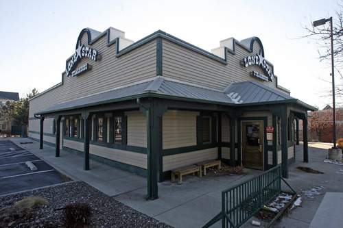 Rick Egan   |  The Salt Lake Tribune

The Lone Star Steakhouse, 1206 E. 2100 South,  Salt Lake City has closed. Wednesday, February 2, 2011
