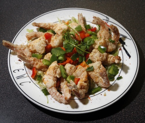 Rick Egan   |  The Salt Lake Tribune
The East-West Connection in Salt Lake City's Foothill Village offers a great alternative to ubiquitous Chinese takeout. Pictured,
fried shrimp with spicy salt.