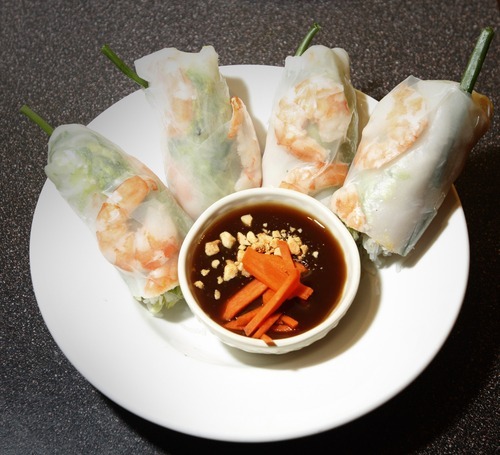 Rick Egan   |  The Salt Lake Tribune
The East-West Connection in Salt Lake City's Foothill Village offers a great alternative to ubiquitous Chinese takeout. Pictured, summer rolls.