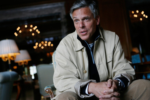 FRANCISCO KJOLSETH | Tribune File Photo
Former Utah Gov. Jon Huntsman Jr., outgoing U.S. ambassador to China, is expected to test the waters for a presidential bid.