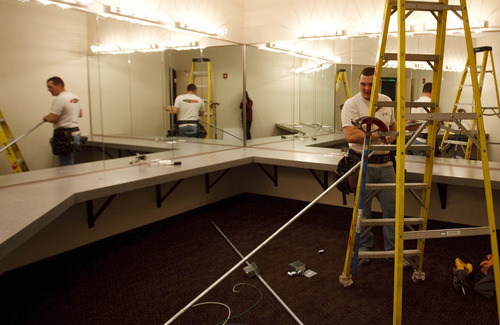 Leah Hogsten  |  The Salt Lake Tribune
CenterPoint Legacy Theatre is a new performing arts center in Centerville. The venue will make its debut on Valentine's Day with the musical 