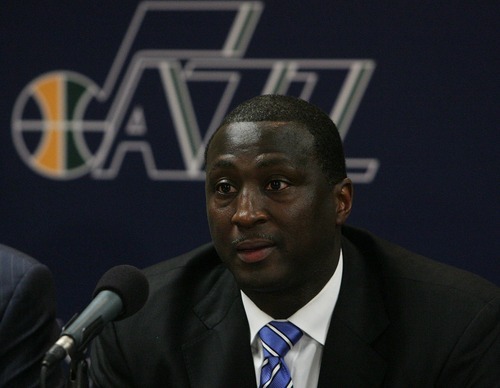 Leah Hogsten  |  The Salt Lake Tribune
Former assistant coach Tyrone Corbin was named head coach of the Utah Jazz on Thursday with the sudden resignation of Jerry Sloan.