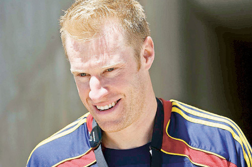 Trent Nelson  |  The Salt Lake Tribune
Sandy - Nat Borchers. Real Salt Lake players give their opinions on the upcoming World Cup, Tuesday, June 8, 2010.