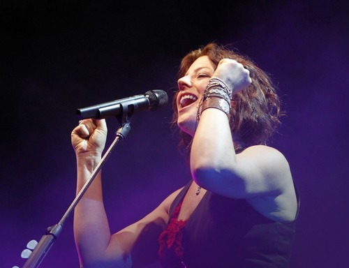 Rick Egan   |  The Salt Lake Tribune

 Sarah McLachlan and Friends perform at Kingsbury Hall, in Salt Lake City, Monday, February 14, 2011