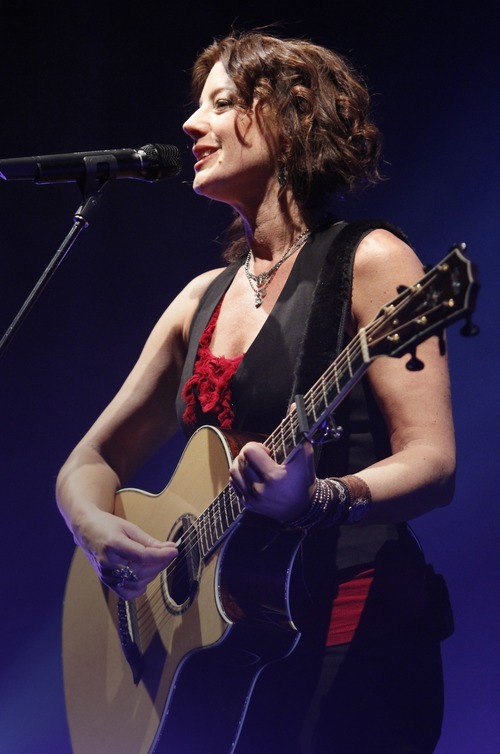 Rick Egan   |  The Salt Lake Tribune

 Sarah McLachlan and Friends perform at Kingsbury Hall, in Salt Lake City, Monday, February 14, 2011
