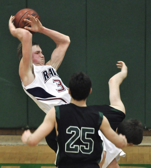 Michael Mangum  |  The Salt Lake Tribune

Waterford forward/center Eric Mika, 33, takes a foul during the second half of prep basketball action at Rowland Hall Upper School in Salt Lake City, Utah on Friday, February 11, 2011.