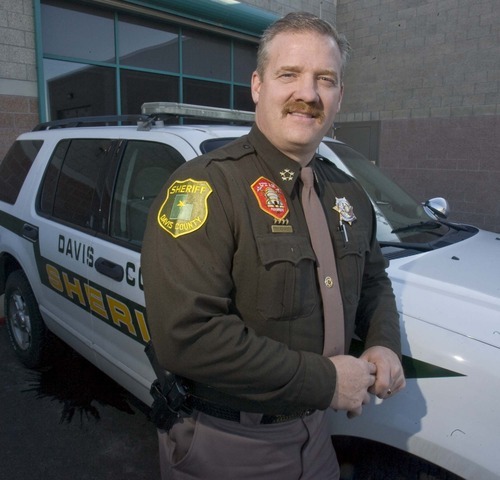 Paul Fraughton  |  The Salt Lake Tribune 
Todd Richardson is the newly elected sheriff of Davis County.