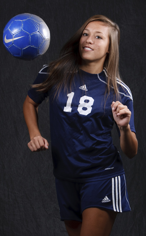 Leah Hogsten  |  The Salt Lake Tribune&#xA;The Salt Lake Tribune Soccer MVP's 2010.   &#xA;MVP   3A - Vicki Shimkus, Juan Diego High School, Saturday, October 30, 2010, in Salt Lake City.&#xA;