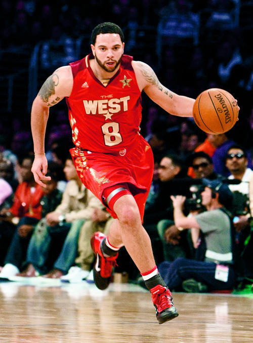 Chris Detrick | The Salt Lake Tribune 
Deron Williams, then with the Utah Jazz, during the second half of the 2011 NBA All-Star game at the Staples Center on Feb. 20, 2011.    The West won 148-143.