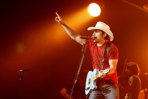 Country superstar Brad Paisley performs at USANA Amphitheatre in West Valley City. He will headline this year's Stadium of Fire. Tribune file photo