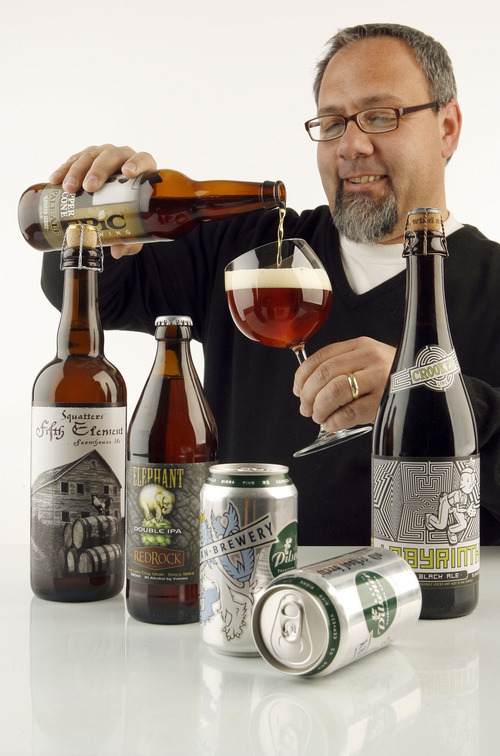 Francisco Kjolseth  |  The Salt Lake Tribune
Self-proclaimed beer 