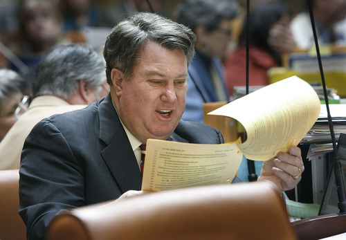 Scott Sommerdorf  | Tribune file photo
Rep. LaVar Christensen, R-Draper, has been unsuccessful in trying to get the Utah Legislature to approve a bill to help homeowners facing foreclosure to renegotiate their loans.