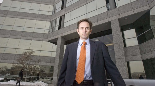 Paul Fraughton  |  The Salt Lake Tribune
Abe Bates is an attorney who has filed more than 100 lawsuits dealing with foreclosures and other property-related  issues.