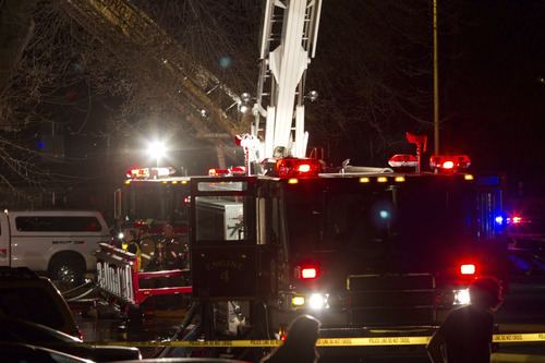 Mario E. Ruiz  |  Special to The Salt Lake Tribune

A fire killed two people at the Boulders apartment complex in Provo on Monday night.