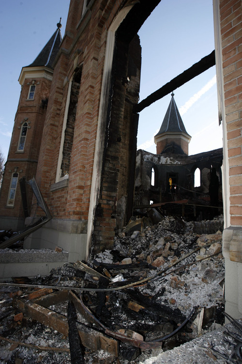 Provo Tabernacle fire report due on March 31 - The Salt Lake Tribune