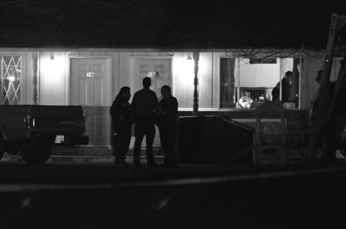 Rick Egan  |  The Salt Lake Tribune

Officers at the Far West Motel on Main Street in Kaysville on Saturday, March 19, 2011. Joseph Allen Nance was booked into jail Sunday on suspicion of murder in the shooting death of his father, Gregory Allen Nance.