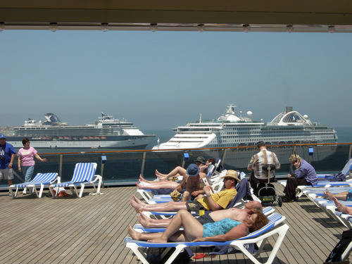 Tom Wharton  |  The Salt Lake Tribune

Relaxing on the deck of a cruise ship can be an enjoyable spring break activity.