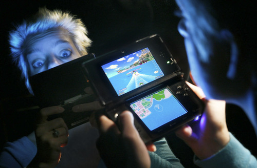 Photo illustration by Francisco Kjolseth  |  The Salt Lake Tribune
Nintendo 3DS handheld gaming system for the tech page.