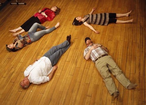 Rick Egan   |  The Salt Lake Tribune

Clockwise from top: Colleen Baum, Andra Harbold, Michael Todd Behrens, Morgan Lund  and Shelby Anderson rehearse in Salt Lake Acting Company's 