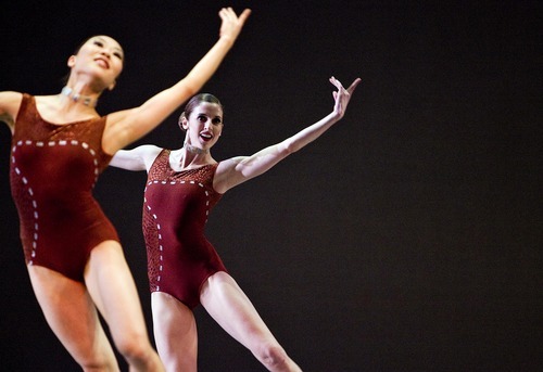 Djamila Grossman  |  The Salt Lake Tribune

Artists of Ballet West dance during a rehearsal of 