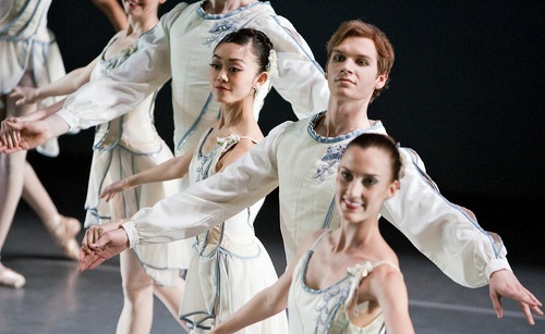 Djamila Grossman  |  The Salt Lake Tribune

Artists of Ballet West dance during a rehearsal of 