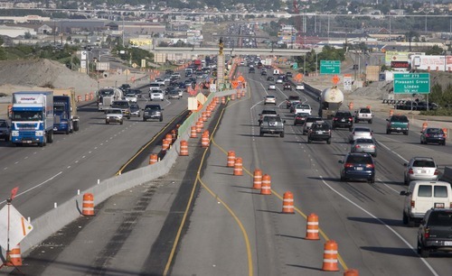 Tribune file photo
Traffic on I-15 through Utah County will be problematic this holiday weekend. Highway officials are predicting delays of between one and two hours due to construction.