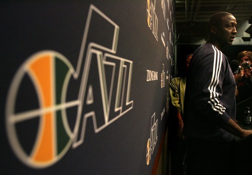 Steve Griffin  |  The Salt Lake Tribune
 
Utah Jazz head coach Ty Corbin talks to the media during locker clean-out day at EnergySolutions Arena in Salt Lake City on Thursday, April 14, 2011. The team finished its season last night and will not be going to the playoffs.
