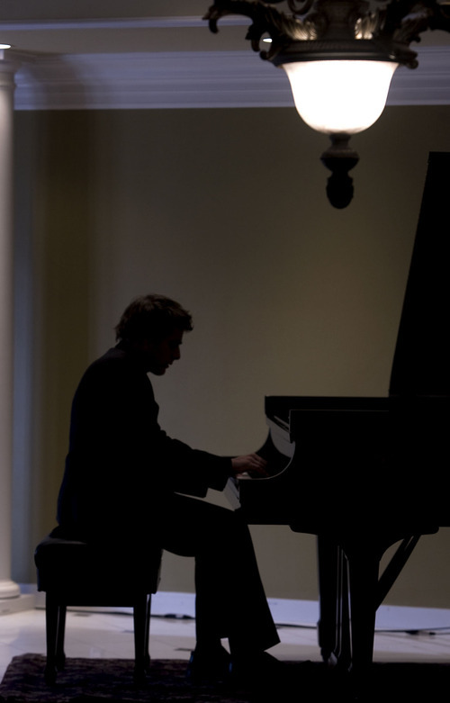 Al Hartmann   |  The Salt Lake Tribune 
Josh Wright is a local pianist from Sandy whose debut album just charted at No. 6 on the Billboard classical charts.