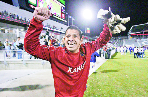 Ever since arriving in 2007 and becoming the team MVP during a tough season, Nick Rimando has anchored the rebuilding of RSL that led to a Major League Soccer championship in '09 and positioned the team for a bid to the FIFA Club World Cup. Tribune file photo