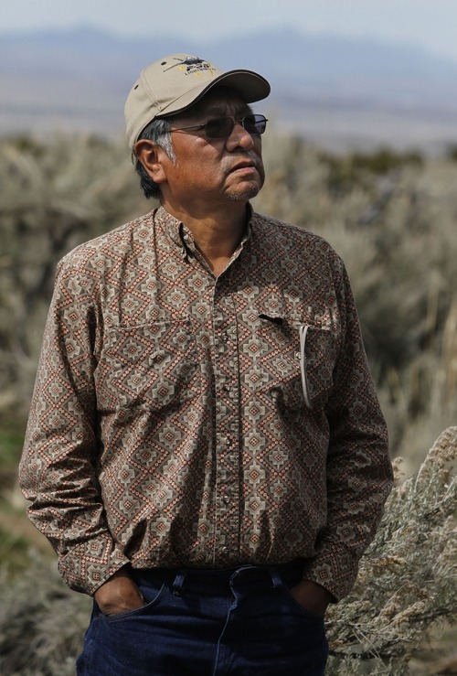 Rick Egan   |  The Salt Lake Tribune

Rupert Steele talks about the importance of water coming from the natural springs on the Goshute Indian reservation,  Friday, April 1, 2011.