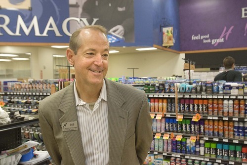 Paul Fraughton  |  The Salt Lake Tribune
Bob Harmon stands in the new Harmon's in Farmington on  Wednesday,  April 27, 2011.