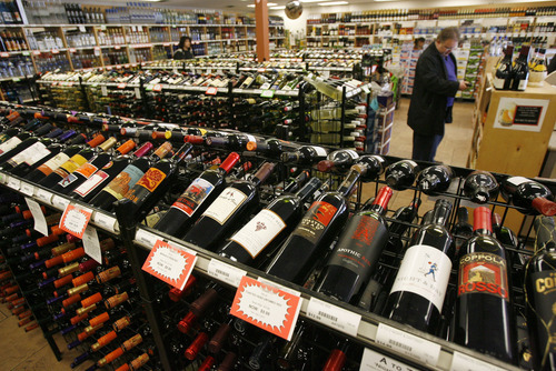 Rep. Ryan Wilcox says his proposal to privatize liquor sales is picking up support. The idea was endorsed Wednesday by the state's Privatization Policy Board. This file photo shows a state liquor store in Provo. FRANCISCO KJOLSETH  |  Tribune File Photo