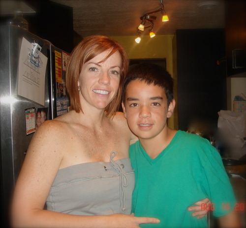 13-year-old Connor Watson, with his mom, Angela Watson. He died of a prescription drug overdose on Dec. 5, 2010. Courtesy Image