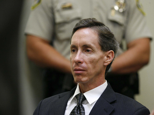 Trent Nelson | The Salt Lake Tribune 
Warren Jeffs listens to testimony in 2006 at a court hearing in Washington County. He is now in a Texas jail awaiting trial on sexual-assault and bigamy charges related to underage girls.