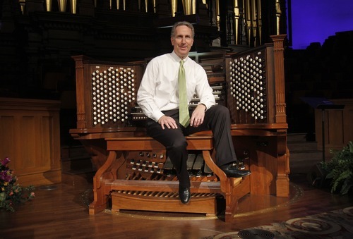 Rick Egan   |  The Salt Lake Tribune
Mormon Tabernacle organist Rick Elliott will be making a guest appearance across the street in Abravanel Hall with the Utah Symphony in May.