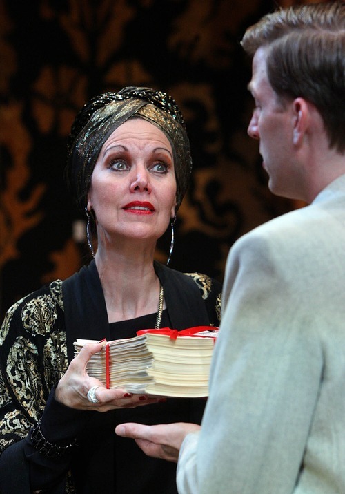 Leah Hogsten  |  The Salt Lake Tribune
Lynne Wintersteller as Norma Desmond and Ben Eakeley as Joe Gillis in Pioneer Memorial Theatre's upcoming production of  