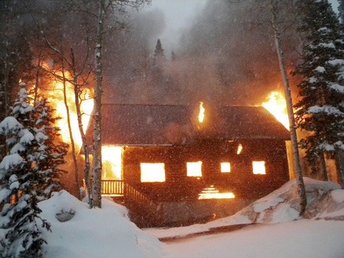 Fire Destroys Spacious Brian Head Cabin The Salt Lake Tribune